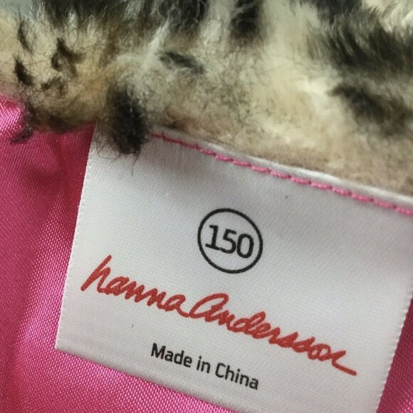 Hanna Andersson Girls Cheetah Print Vest 150 Sz 12 - Picture 6 of 8